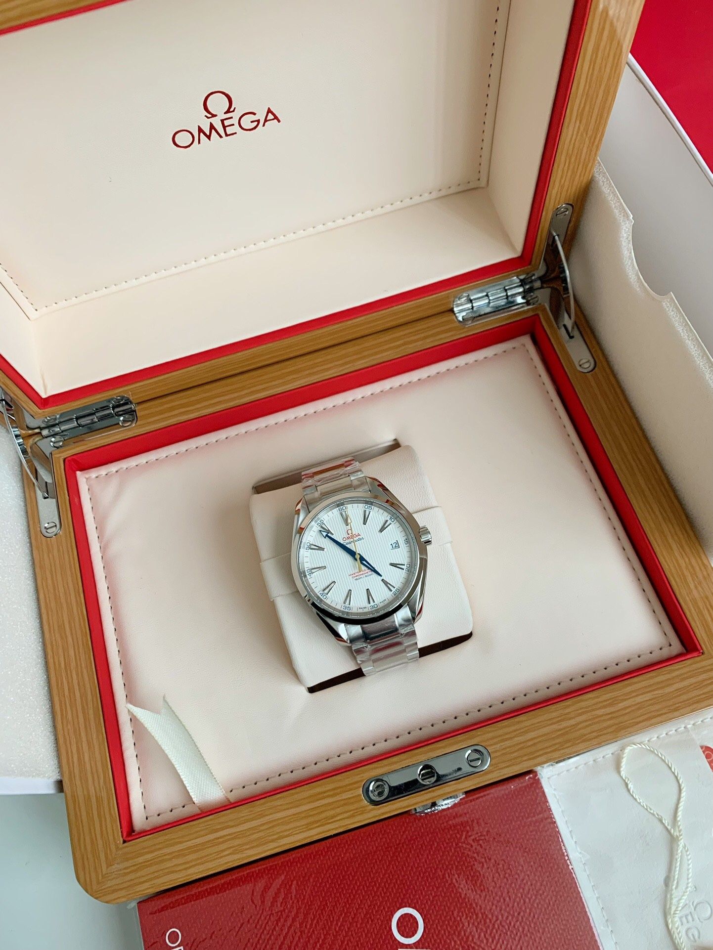 Omega Seamaster Aqua Terra White Dial Watch
