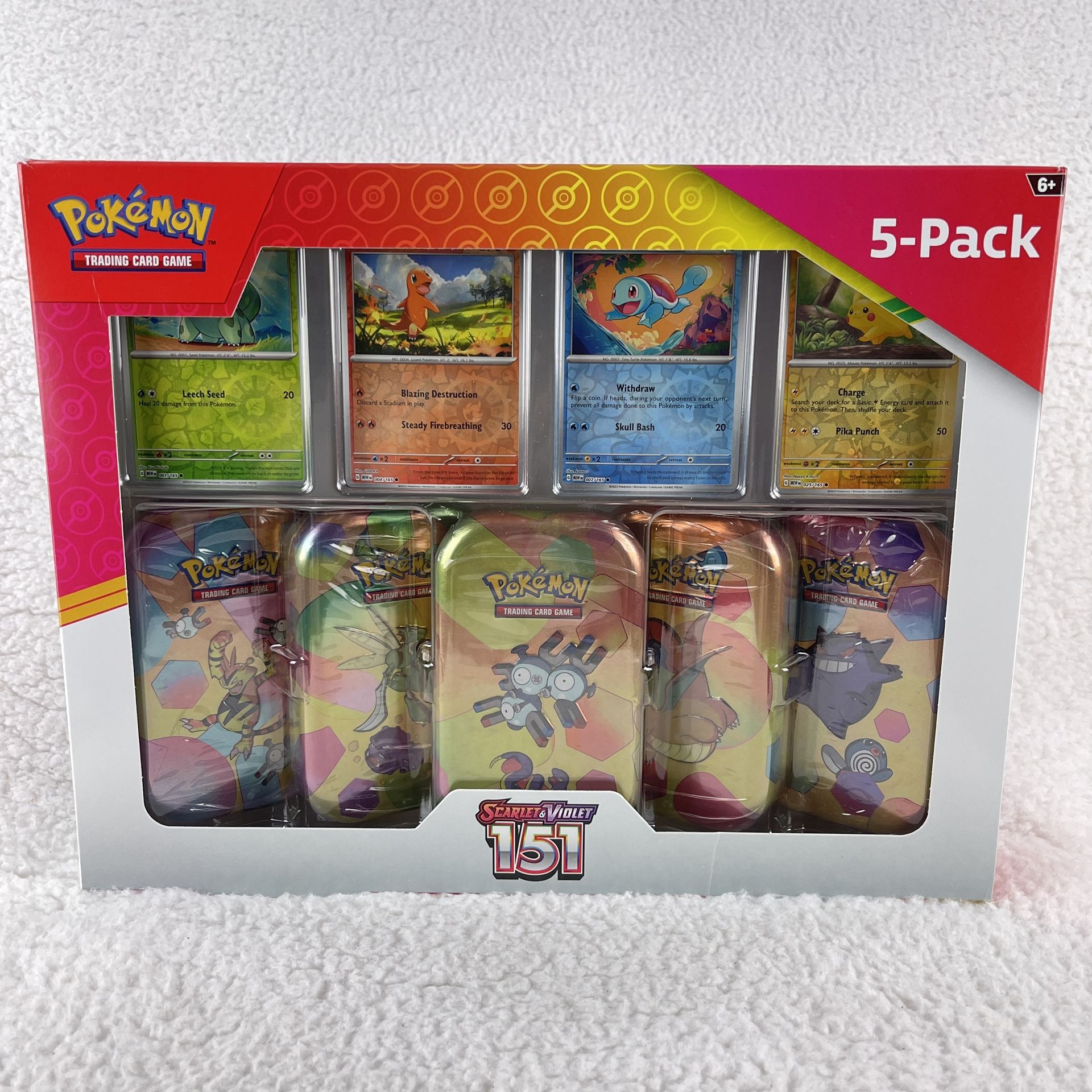 151 Mini Tins 5 Pack New