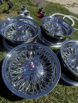 14” 72 Crosslace Wire Wheels