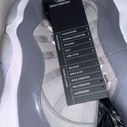 Cool Grey Jordan 11s 