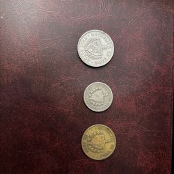 3 Cuban Coins 