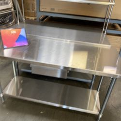Stainless Steel New Work Tables Desks Prep Tables 