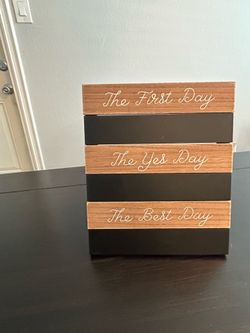 First day/Yes day/ Best day chalkboard sign never used