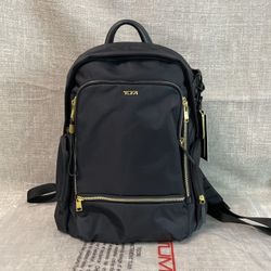 TUMI VOYAGEUR Celina Backpack Black/Gold