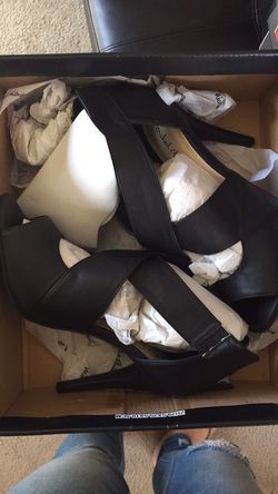 Black heels 8.5 women