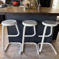 1970s Paperclip Bar Stools 