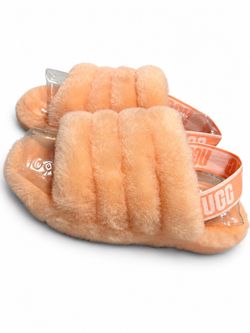 UGG Fluff Pink Slide