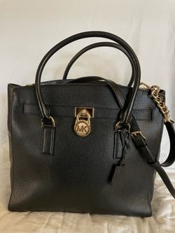 Michael Kors Black Hamilton Handbag