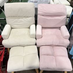 Chair With Ottoman 