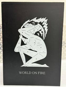 Cleon Peterson WORLD ON FIRE Sculpture 2021