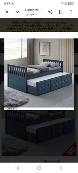 Twintwin blue double Trundl3 with ortho matres!!