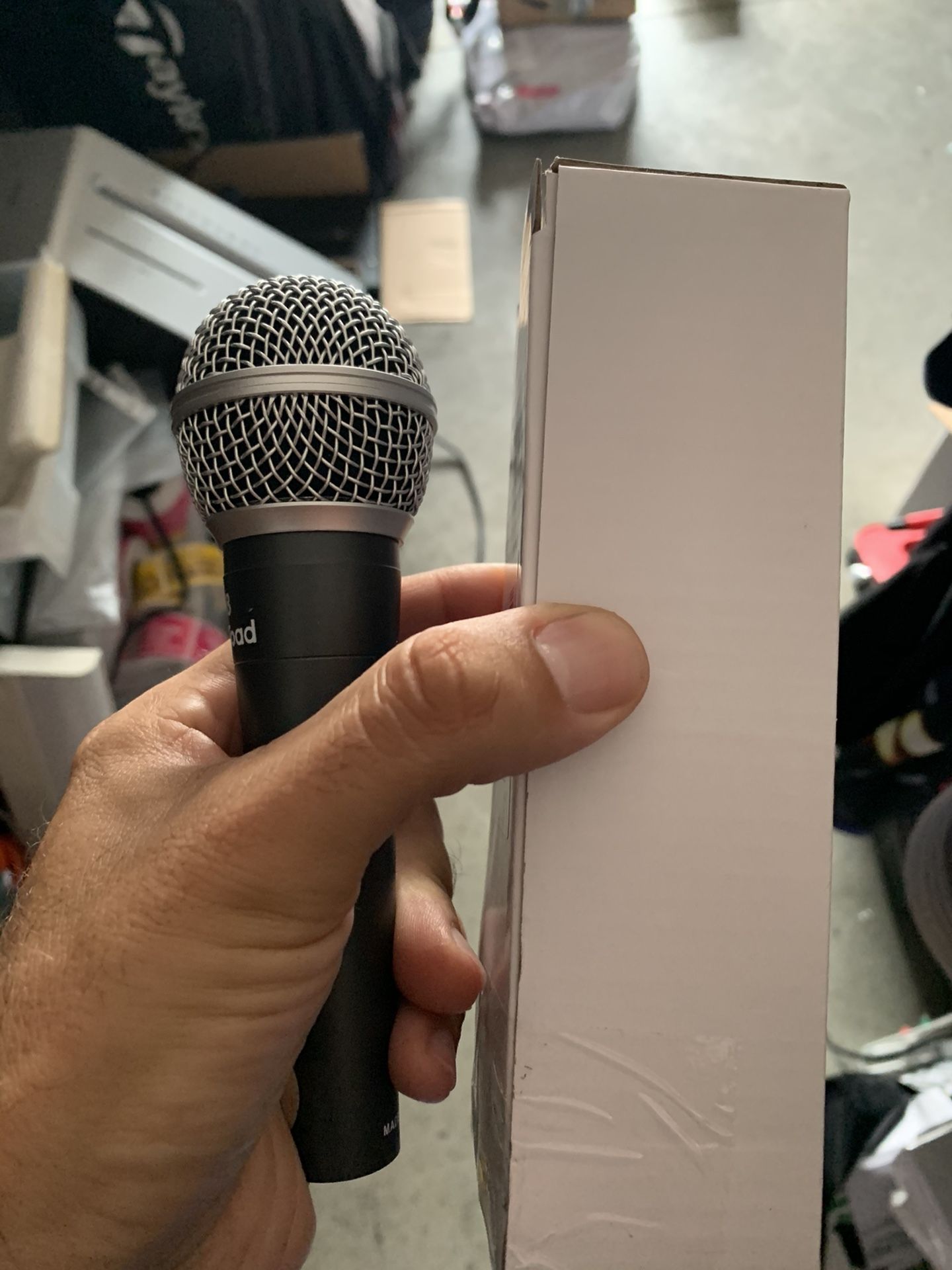 Vocal Microphone With Switch New