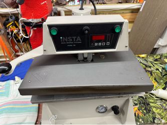 INSTA Graphic Systems Model 728 Heat Press – Commercial Grade – Works Great