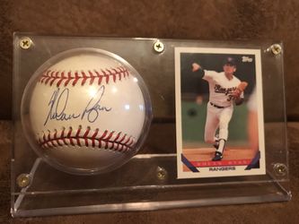 Nolan Ryan Autographed Ball Set