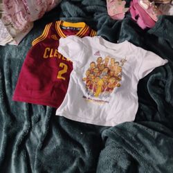 Adidas Two-piece NBA Cleveland Sports Shirt S Size 2T C Descriptions