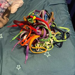 Rainbow Selection Of Shoe Laces