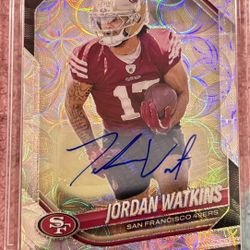 2025 RC Prizm Jordan Watkins Auto /100
