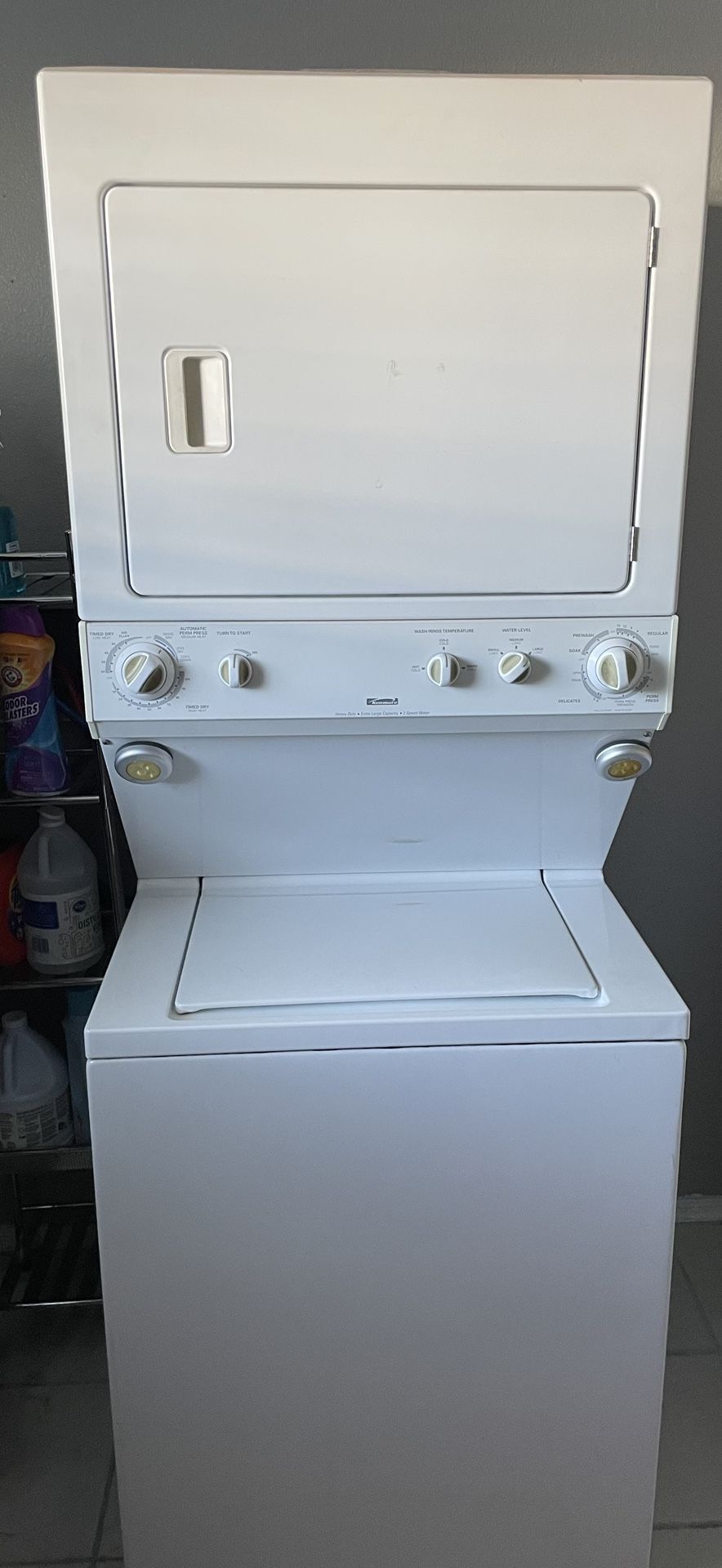 Pending Pickup Stackable Kenmore Washer Dryer 