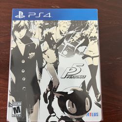 Persona 5 PS4 Steel Case