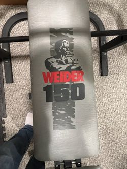 Weider 150 Weight Bench Weights for Sale in Carol Stream IL OfferUp