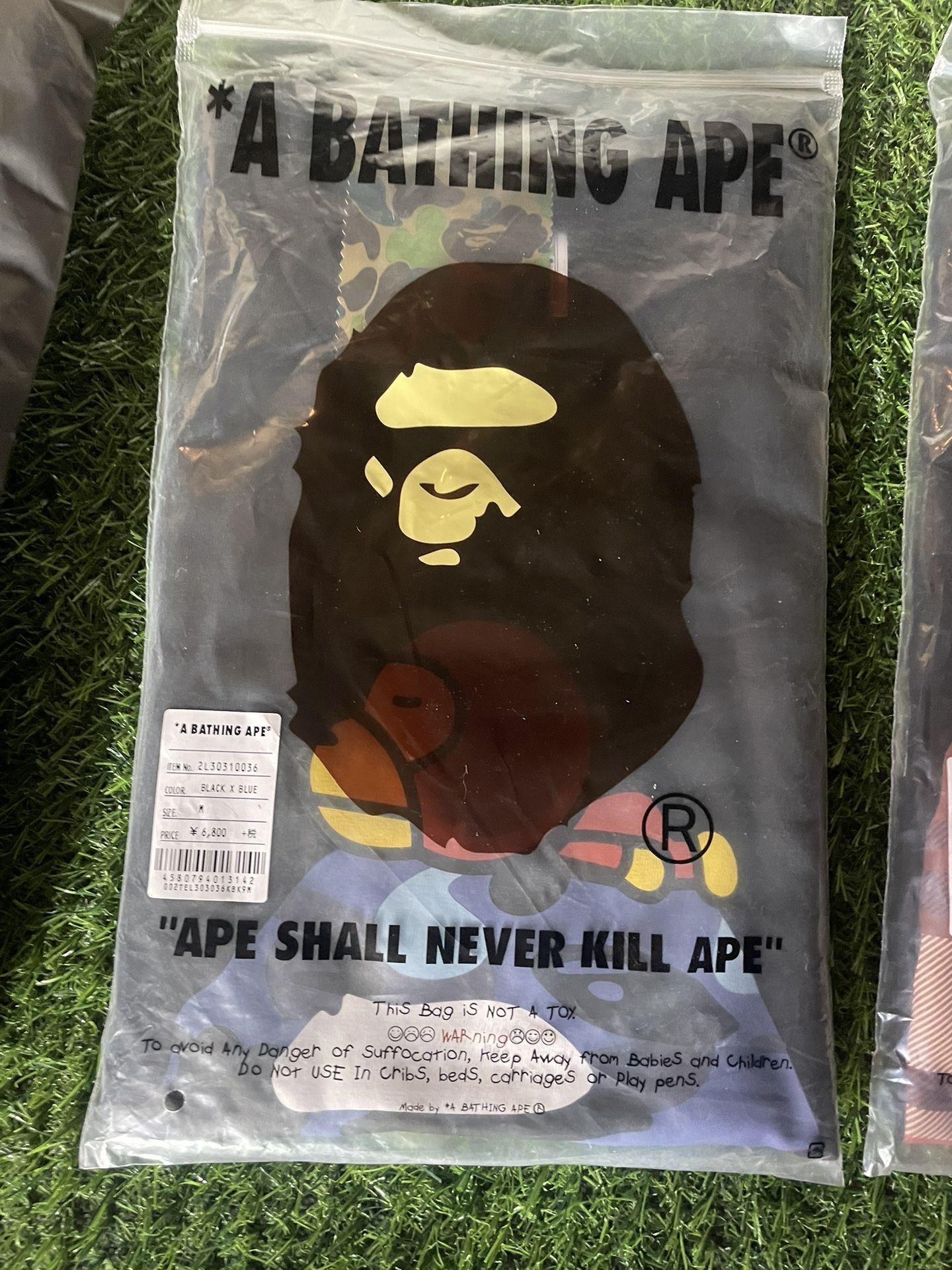 Blue Bape Camo Shirt