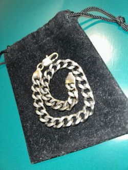 Pure Silver Cuban Bracelet