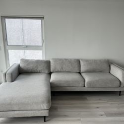 Sofa Couch w/ Chaise (washable)