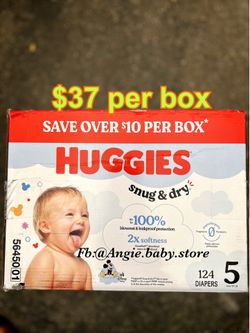 Huggies snug and dry size 5