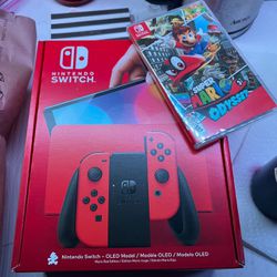 Nintendo Switch Limited Edition OLED With Mario Game