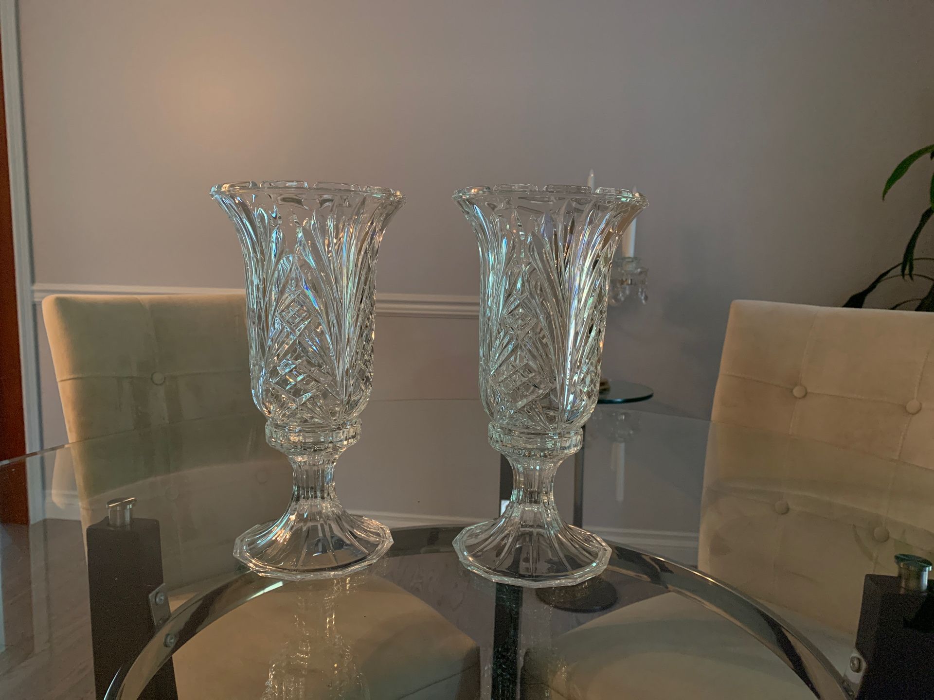 Crystal candle holder