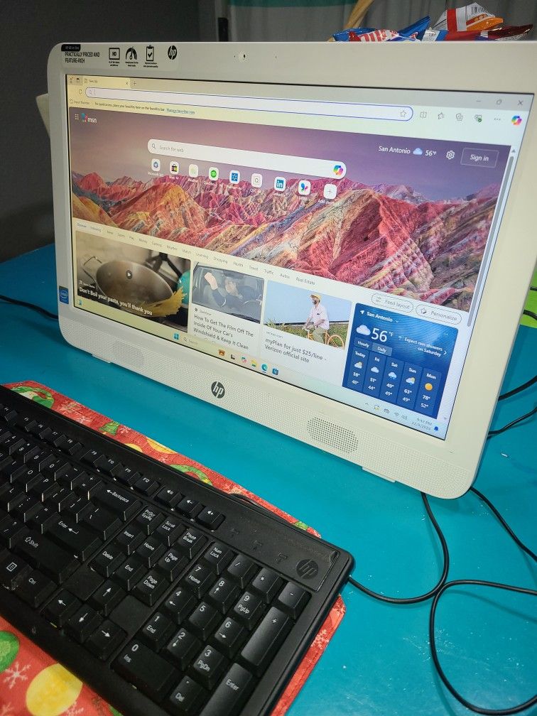 HP All In One Desktop For Sale With SSD Installed