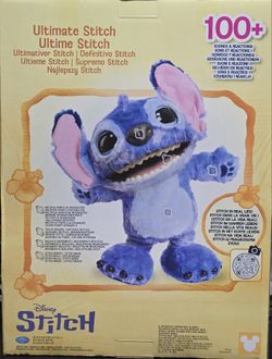 Disney Stitch Ultimate Interactive 17" Plush Toy 100+ Sounds Reaction NEW