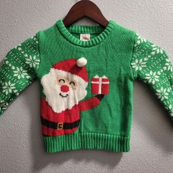 Chritmas Santa Claus Sweater Size 2t 