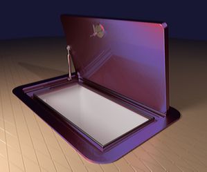 2414 Watertight Surface Mount Fiberglass Hutch For Deck  and Transom