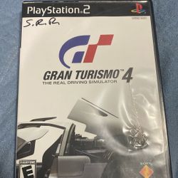 Grab Turismo 4 Driving Simulator  Ps2 