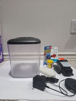 Plastic Betta Tank and supplies
