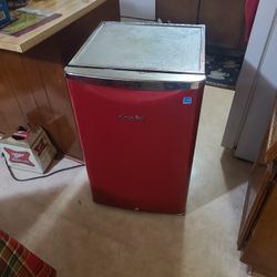 Beautiful Red Refrigerator For Sale