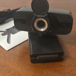 1080P Webcam with Microphone, Software Control & Privacy Cover, USB HD Computer Web Camera, Plug and Play, for Zoom/Skype/Teams, Conferencing and Vide