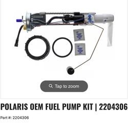 Polaris OEM Fuel pump Kit (contact info removed)