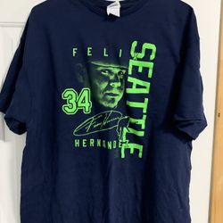 Delta ProWeight Felix Hernandez T-Shirt Size XL