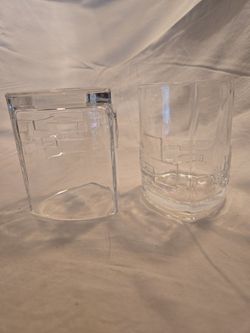 JoyJolt Revere Triangle Whiskey Rocks Glasses - Set of 2