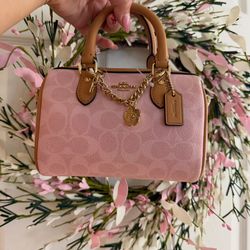 Rowan powder pink coach