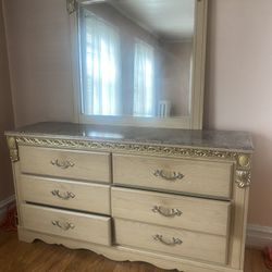 Dresser And Mirror