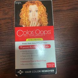 Color oops color remover for bleached hair or hair dye extra strength