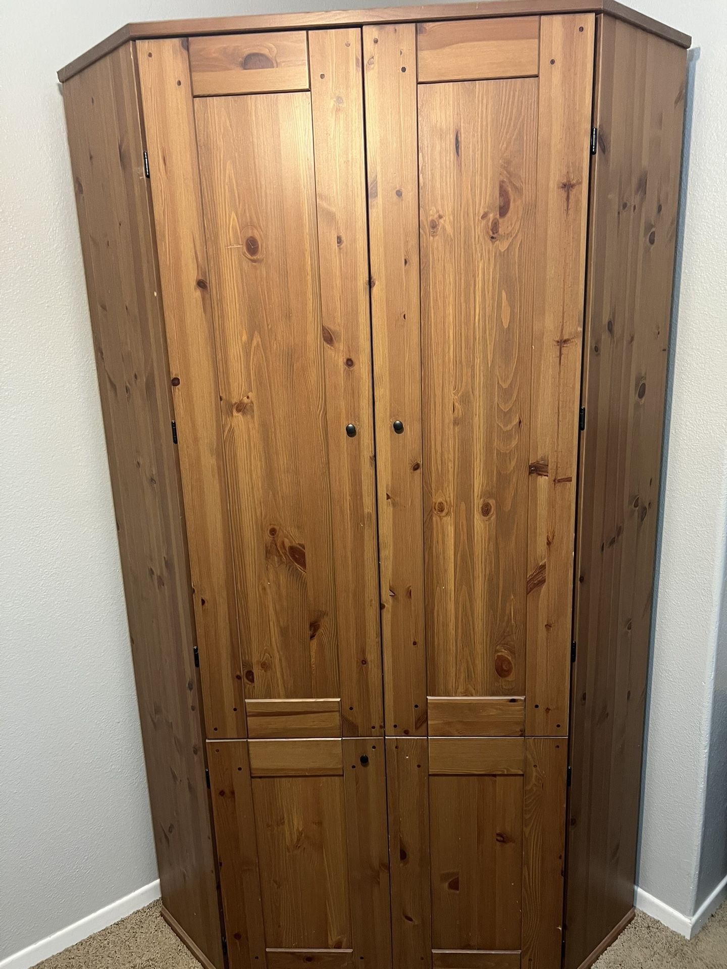 Corner Computer Cabinet