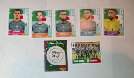 Panini FIFA World Cup 2026 Algeria Sticker Set - 7 Stickers