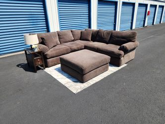Down Feathered Sectional Sofa Excellent Condition FREE DELIVERY