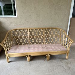 Rattan Couch / Sofa 