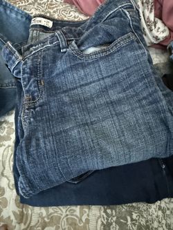 Juniors jeans and jean jackets