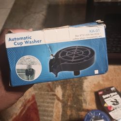 1Pc Plastic Automatic Cup Washer High Pressure Glass Cleaner for Kitchen Sink Be